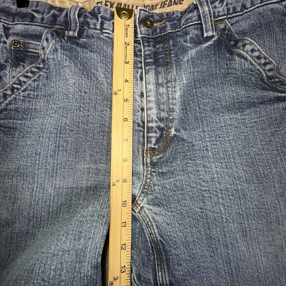 Duluth Trading Co Jeans Men's 34x32 Ballroom Flex Carpenter Pants Blue - Picture 10 of 12